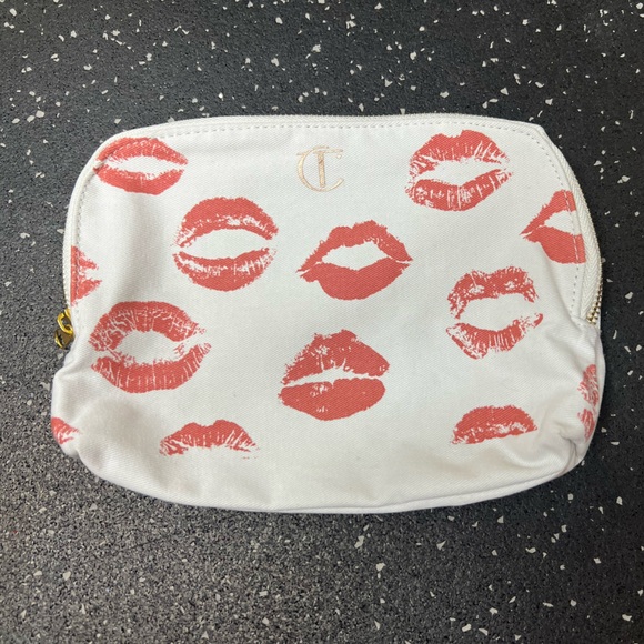 CHARLOTTE TILBURY | 1ST EDITION LIP PRINT CANVAS MAKEUP BAG NWOT - Picture 3 of 8